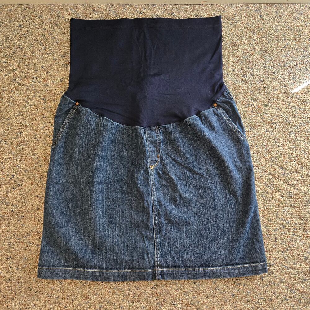 Liz Lange Maternity for Target denim skirt L